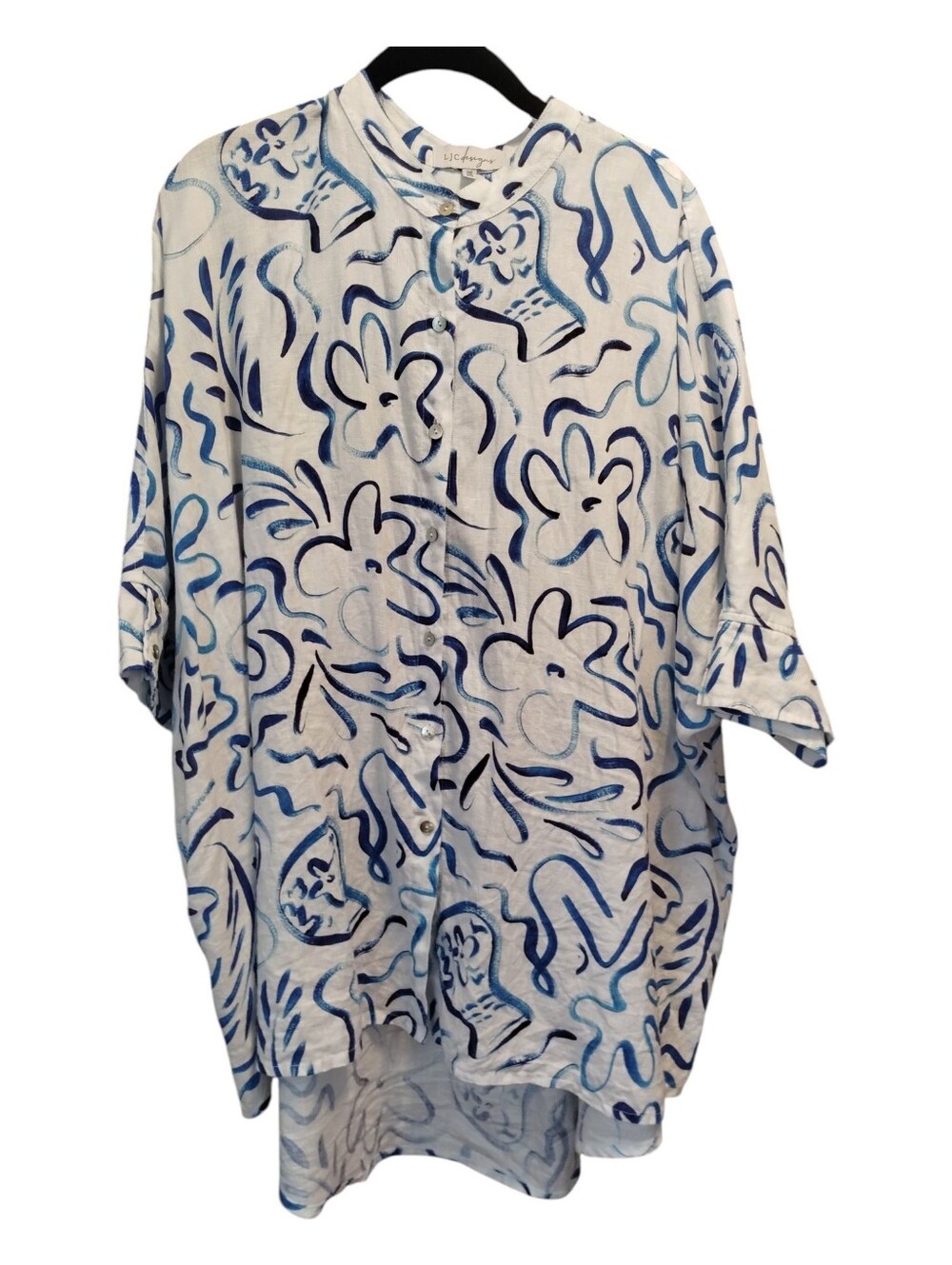 100% Linen Top LJC DESIGNERS OS ONE SIZE